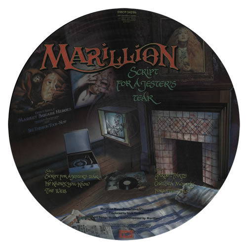 Marillion Script For A Jester's Tear UK picture disc LP